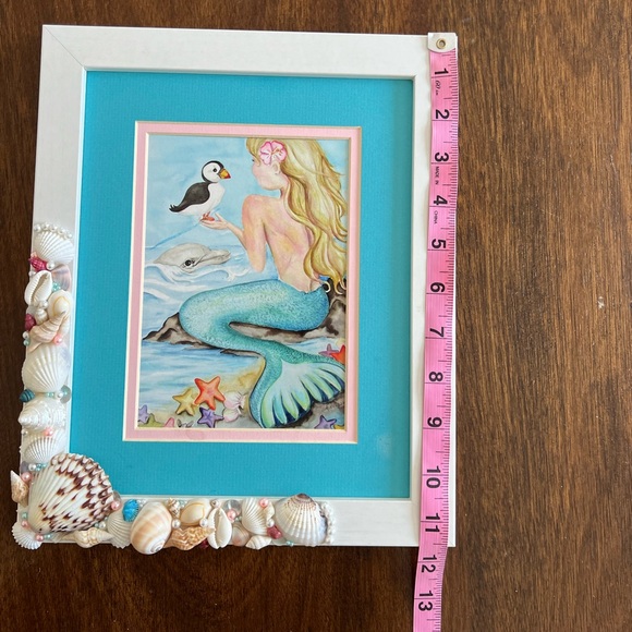 Framed mermaid picture - Picture 2 of 7